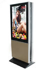 Customized 43 Inch Outdoor Touch Screen Kiosk 1920 * 1080 Resolution Built - In HD Audio