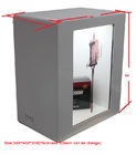 White Indoor Auto Transparent LCD Screen Display Box 22 Inch With Metal Back Shell