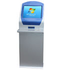 Floor Stand Interactive Touch Screen Kiosk 19 Inch For Bank / Hotel / Lobby