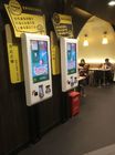 43 Inch Interactive Touchscreen Display Mcdonalds Self Order Kiosk POS System Printer