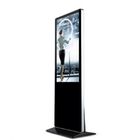 High Brightness Touch Screen Monitor Floor Stand , Digital Advertising Displays 43 - 65 Inch