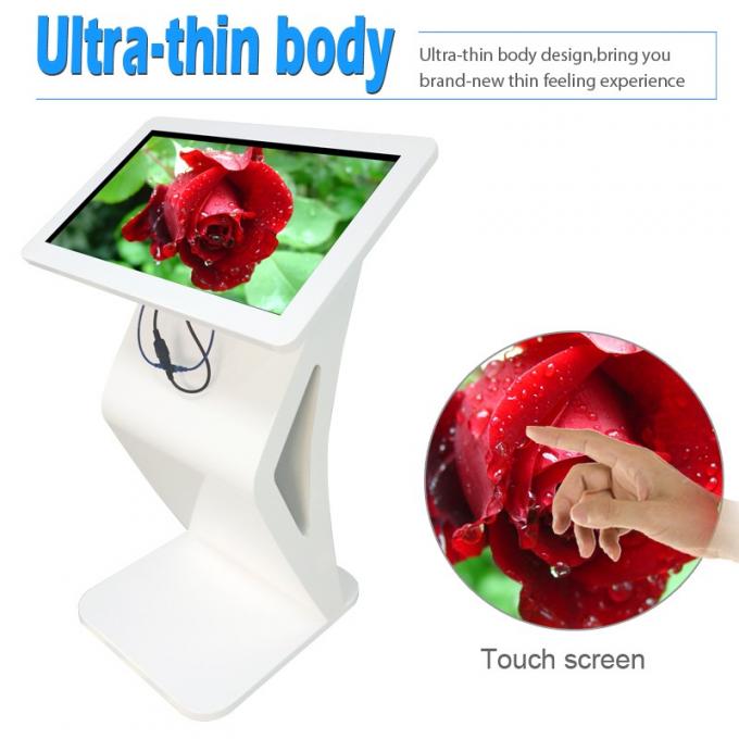 Horizontal Standing Computer Kiosk Stand , USB Interface Commercial