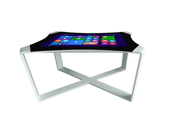 Smart Home Interactive Touch Screen Table For Capacitive Coffee Shop Advertising Kiosks Display Table