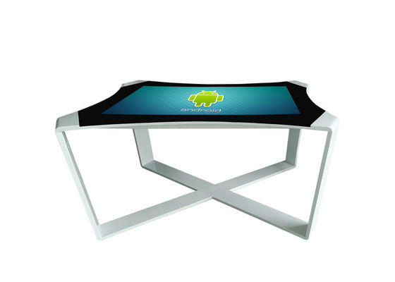 Smart Home Interactive Touch Screen Table For Capacitive Coffee Shop Advertising Kiosks Display Table