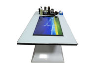 43 Inch Interactive Touch Screen Smart Table LCD Advertising Display For Coffee Meeting
