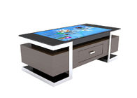 Touch Coffee Table Drawer Style Windows OS Multi-Function LCD Indoor Monitor Touch Screen Coffee Gaming Table