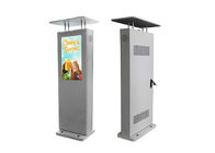 Waterproof 32&quot; Battery Powered LCD Digital Signage Outdoor Kiosk Outdoor Electronic Signs For Business