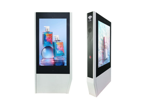 55 Inch Good Quality Factory Price Dustproof IP65 Waterproof  Outdoor Digital Signage LCD Display with Floor Standing