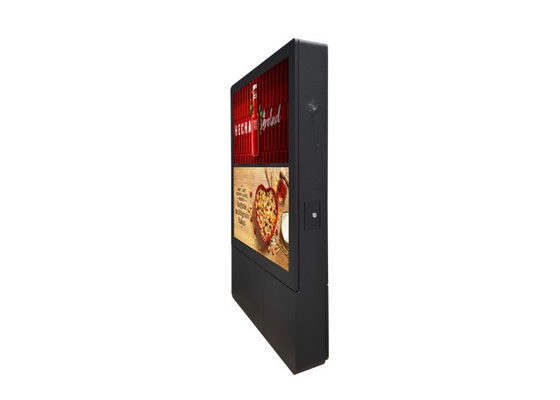 55 Inch Vertical Lcd Advertising Outdoor Dual Screen Digital Totem Outdoor LCD Digital Sign Board