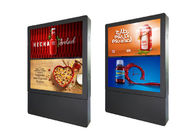 55 Inch Vertical Lcd Advertising Outdoor Dual Screen Digital Totem Outdoor LCD Digital Sign Board