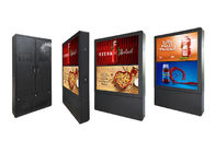 55 Inch Vertical Lcd Advertising Outdoor Dual Screen Digital Totem Outdoor LCD Digital Sign Board