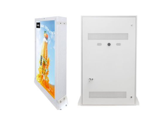 High Brightness 55 Inch Computer LCD Monitor Outdoor Advertising Display Stand Exterior Electronic Message Boards