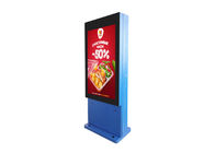 55 Inch Floor Standing Outdoor LCD Screen Advertising Digital Signage With Air Condition