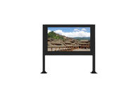 98 Inch Waterproof Sun Readable 4K TV Kiosk IP65 4000 Nits Advertising Outdoor Totem Screen LCD Digital Signage Display