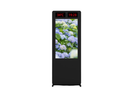 IP65 IP55 NFC Outdoor LCD Digital Signage Horizontal/Vertical Ultra High Definition 2160p Display Outdoor Screen Totem