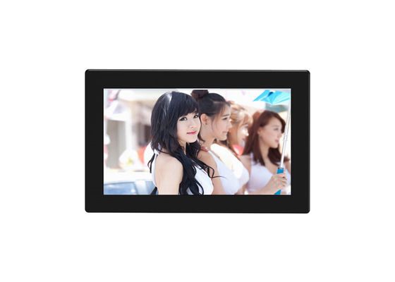 Wi-Fi 2.4G 5G Black Color 9 Inch LCD Display Digital Photo Frame with MP3/WMA/AAC/WAV Audio Format