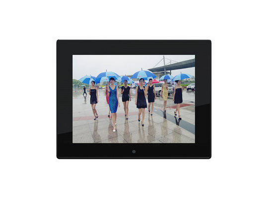 LCD Display 12.1 Inch Digital Photo Frame with Free Cloud Sharing App and Wood Frame