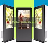 Sunlight Readable Electronic Poster Display , Remote Control Digital Signage Stand