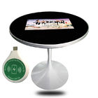 Indoor Round Style Coffee Wireless Charger In It Capacitive Touch 22 Inch Touch Screen Coffee Table