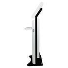 Infrared IR Touch Screen Monitor Floor Stand , Multimedia Free Standing Digital Signage