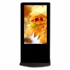 USB Auto Updates Advertising Kiosks Displays , Multimedia Touch Screen Display Stand