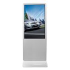 Interactive Infrared Touch Screen Information Kiosk , Full Hd Digital Signage Displays