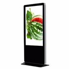 Full HD Digital Advertising Digital Signage Kiosk , Electronic Clock 65 Inch Totem Lcd Display