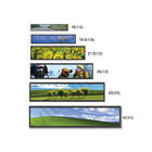 Ultra Thin Stretched Lcd Bar Display , Digital Signage Advertising Stretch Monitor Display