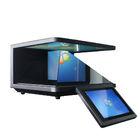 Android 3D Holographic Projection Screen , 19 Inch Hologram Pyramid Display