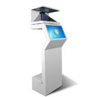 Floor Stand 3D Holographic Display Showcase Touch Screen Built - In Speakers