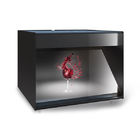 Trade Show 3D Holographic Display 1 Side 180 Degree 22 Inch Sheet Metal Holocube