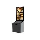 43 Inch Standing Advertising Display Bulit In Android / PC System With Donation Box
