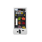 Food Ordering Self Service Kiosk , Touch Screen Display Kiosk With Pos System / Bill Printer