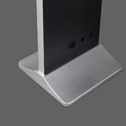 Coffee Shop Capacitive Interactive Touch Screen Kiosk 21.5 Inch Free Standing With Magazine Holder
