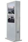 Free Standing Outdoor Touch Screen Kiosks Air Cooling LCD Display Digital Signage IP65 Waterproof
