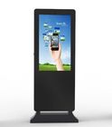 Anti Glare Floor Standing Touch Screen Kiosk , Restaurant Digital Signage Dustproof