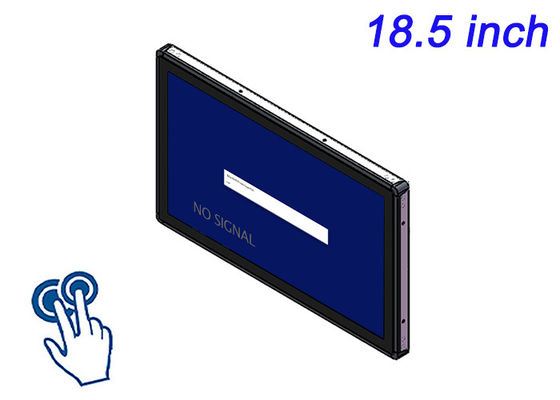 18.5-Inch Touch Embedded Monitor for Fitness Equipment, Information Kiosks, Wayfinding Displays, and Transportation Interfaces