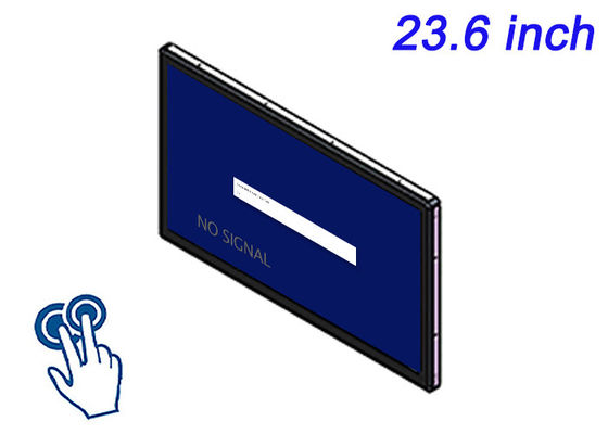 23.6-Inch Touch Embedded Display for Medical Diagnostics, Oil and Gas Equipment, Factory Automation, and Command Centers