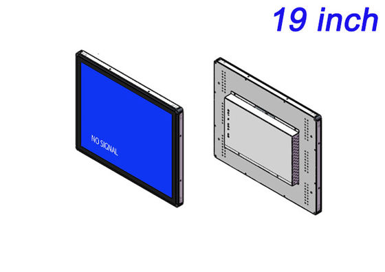 19-Inch Embedded Monitor for Security Panels, Industrial Equipment, Medical Displays, and Public Information Kiosks