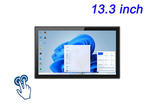 13.3-Inch Windows Touch Embedded Monitor for Retail Checkouts, Interactive Digital Signage, Smart Home Hubs, and Control Panels