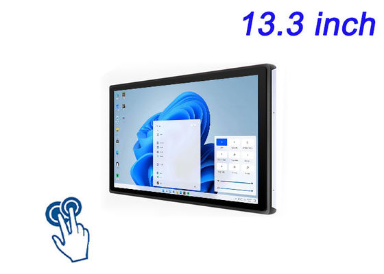 13.3-Inch Windows Touch Embedded Monitor for Retail Checkouts, Interactive Digital Signage, Smart Home Hubs, and Control Panels