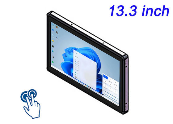 13.3-Inch Windows Touch Embedded Monitor for Retail Checkouts, Interactive Digital Signage, Smart Home Hubs, and Control Panels