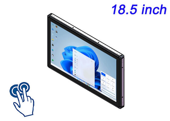 18.5-Inch Windows Touch Embedded Monitor for Fitness Consoles, Ticketing Systems, Vending Machines, and Wayfinding Displays