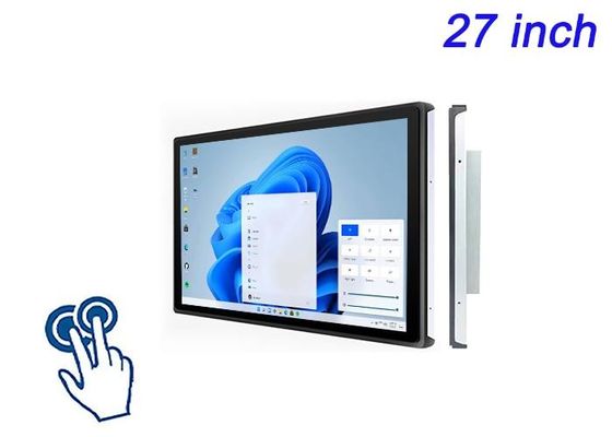 27-Inch Windows Touch Embedded Screen for Trade Shows, Interactive Advertising, High-End Retail Applications, and Command Systems