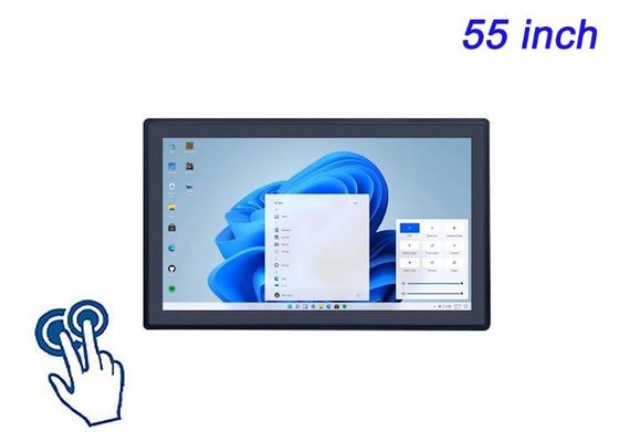 55-Inch Windows Touch Embedded Screen for Corporate Presentations, Digital Art Installations, Interactive Museum Exhibits, and High-End Video Conferencing