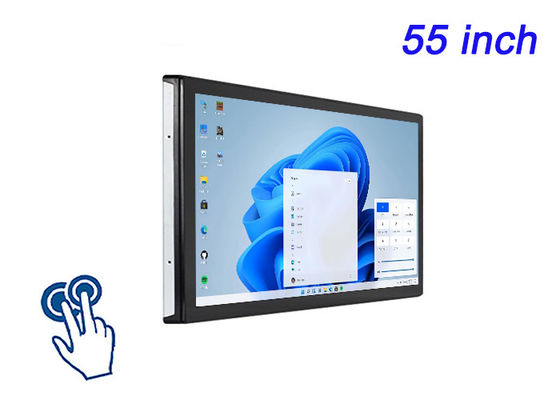 55-Inch Windows Touch Embedded Screen for Corporate Presentations, Digital Art Installations, Interactive Museum Exhibits, and High-End Video Conferencing