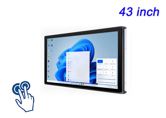 43-Inch Windows Touch Embedded Screen for Smart City Displays, Stadium Interfaces, Immersive Retail Solutions, and Gaming Systems