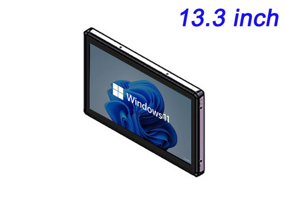 13.3-Inch Windows Embedded Monitor for Retail Systems, Factory Automation, Smart Appliances, and Public Information Panels