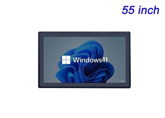 55-Inch Windows Touch Embedded Screen for Corporate Presentations, Digital Art Installations, Interactive Museum Exhibits, and High-End Video Conferencing