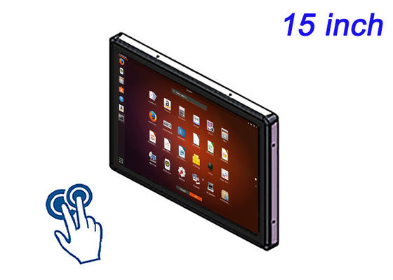 15-Inch Linux Touch Embedded Display for Healthcare Systems, Smart Vending Machines, Transportation Interfaces, and Entertainment Panels